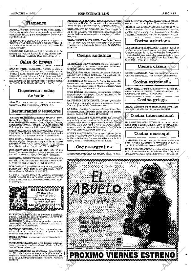 ABC SEVILLA 04-11-1998 página 99