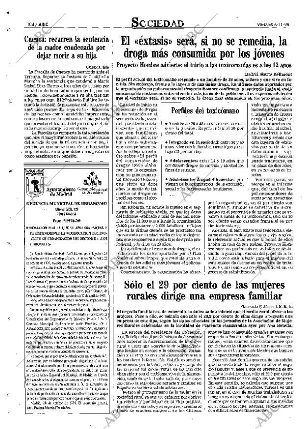 ABC MADRID 06-11-1998 página 104
