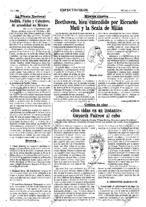 ABC MADRID 06-11-1998 página 116