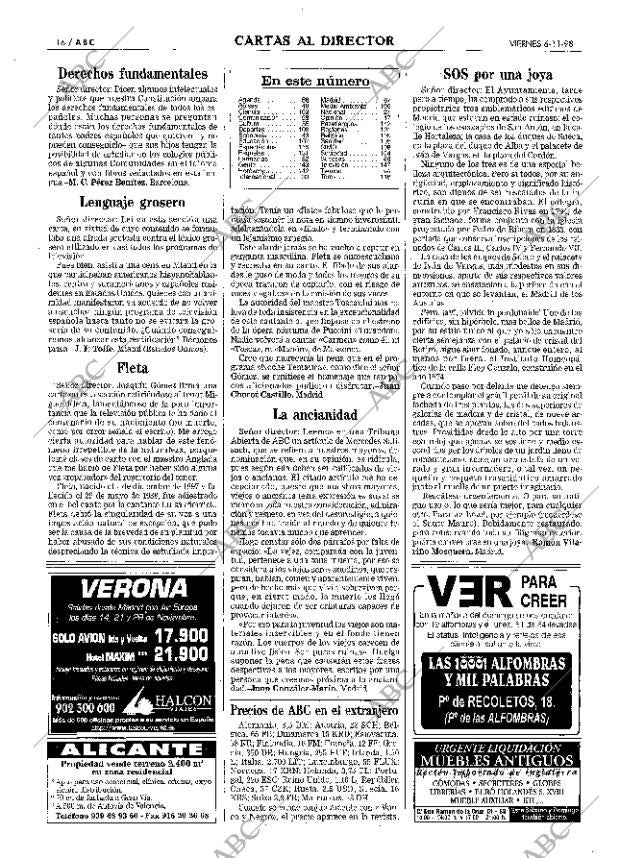 ABC MADRID 06-11-1998 página 16