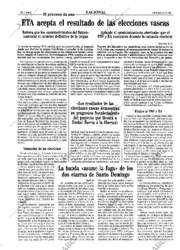 ABC MADRID 06-11-1998 página 22