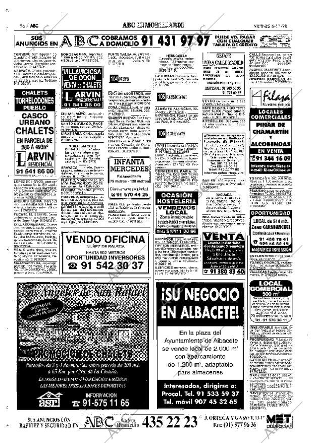 ABC MADRID 06-11-1998 página 96