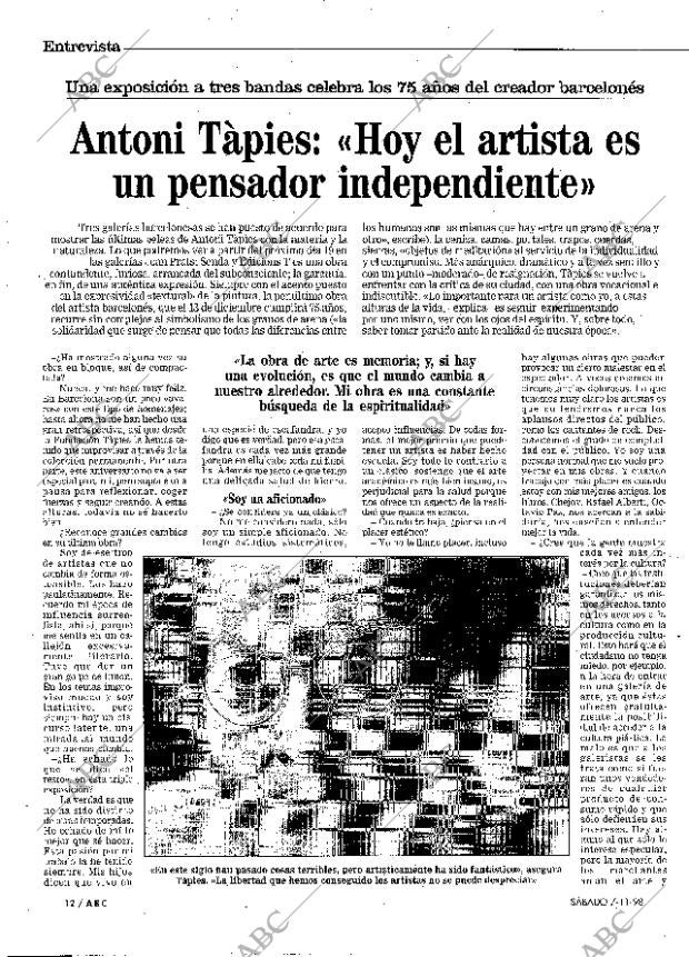 ABC MADRID 07-11-1998 página 12