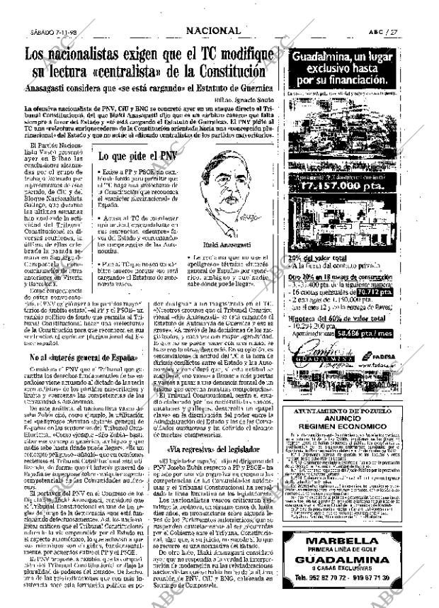 ABC MADRID 07-11-1998 página 27