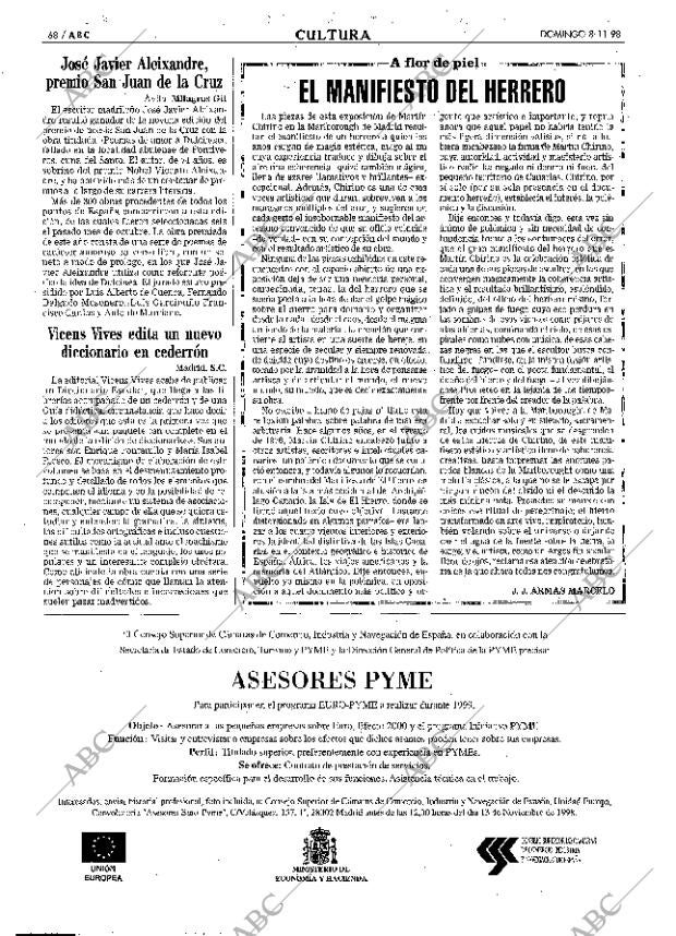 ABC MADRID 08-11-1998 página 68