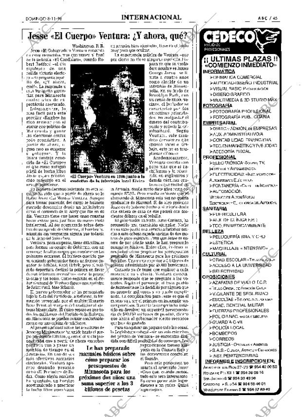 ABC SEVILLA 08-11-1998 página 45