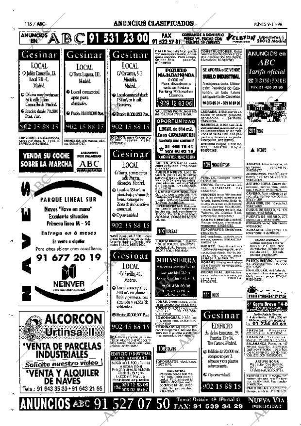 ABC MADRID 09-11-1998 página 116