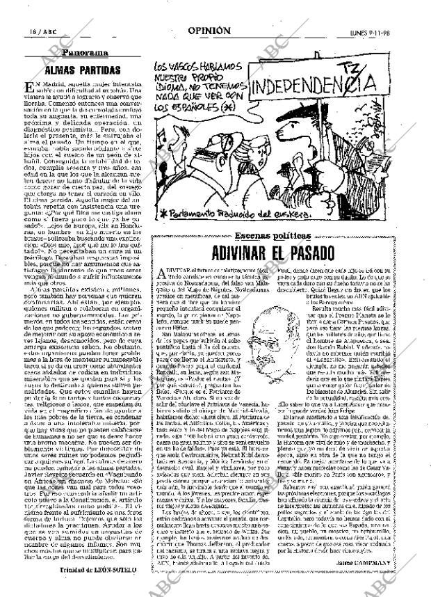 ABC MADRID 09-11-1998 página 18