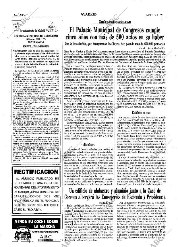 ABC MADRID 09-11-1998 página 64
