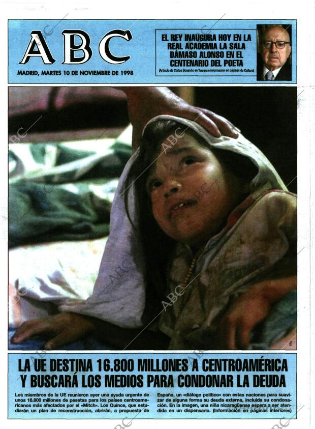 ABC MADRID 10-11-1998 página 1