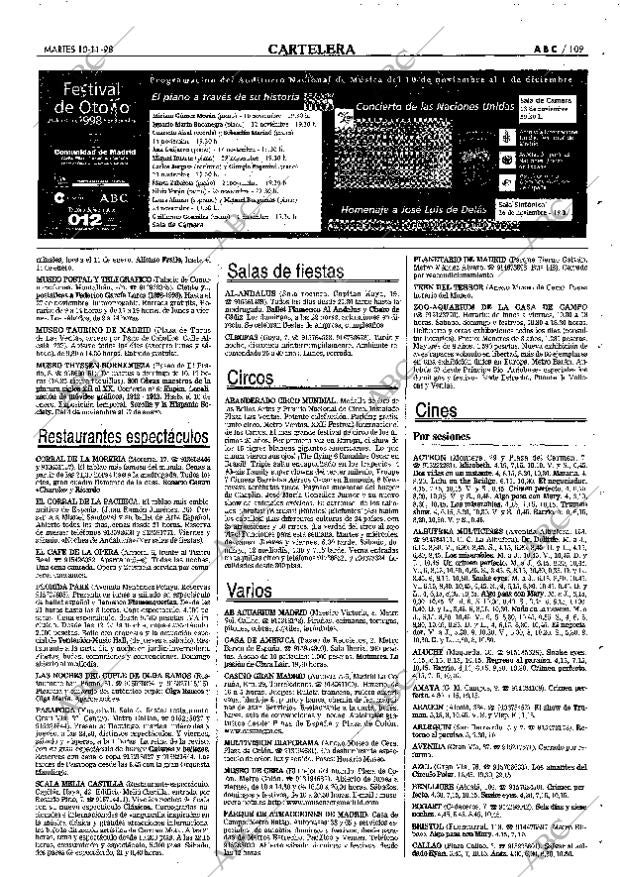 ABC MADRID 10-11-1998 página 109