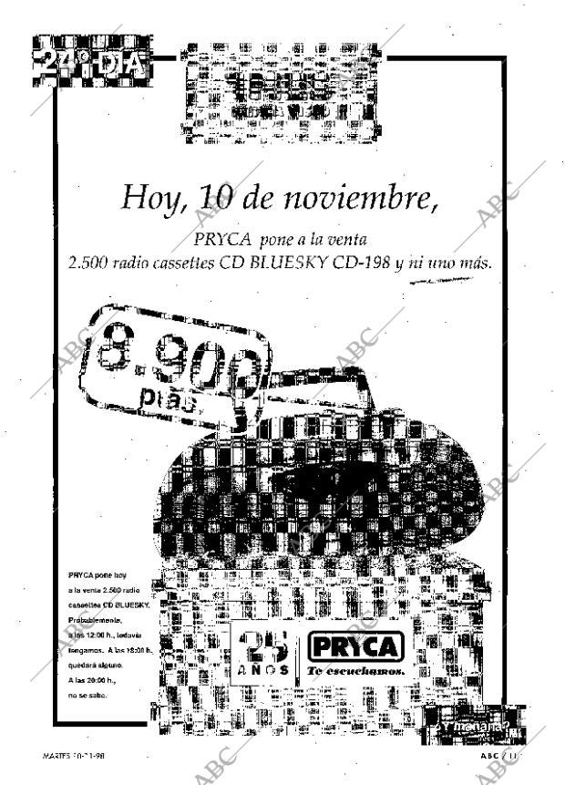 ABC MADRID 10-11-1998 página 11