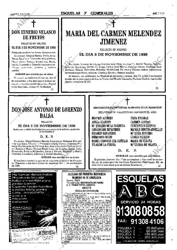 ABC MADRID 10-11-1998 página 115