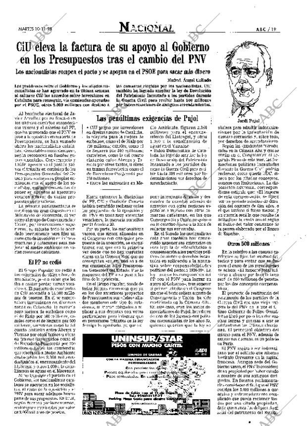 ABC MADRID 10-11-1998 página 19