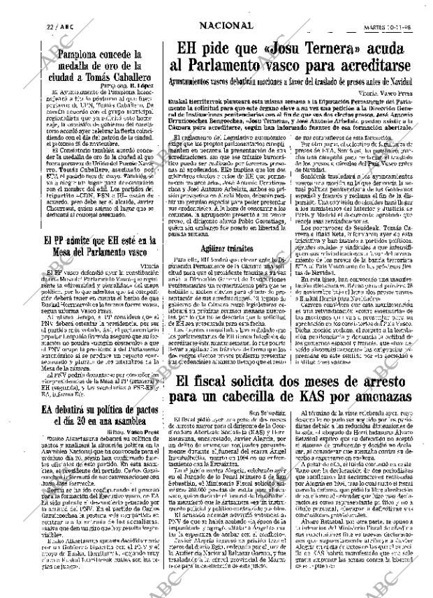 ABC MADRID 10-11-1998 página 22