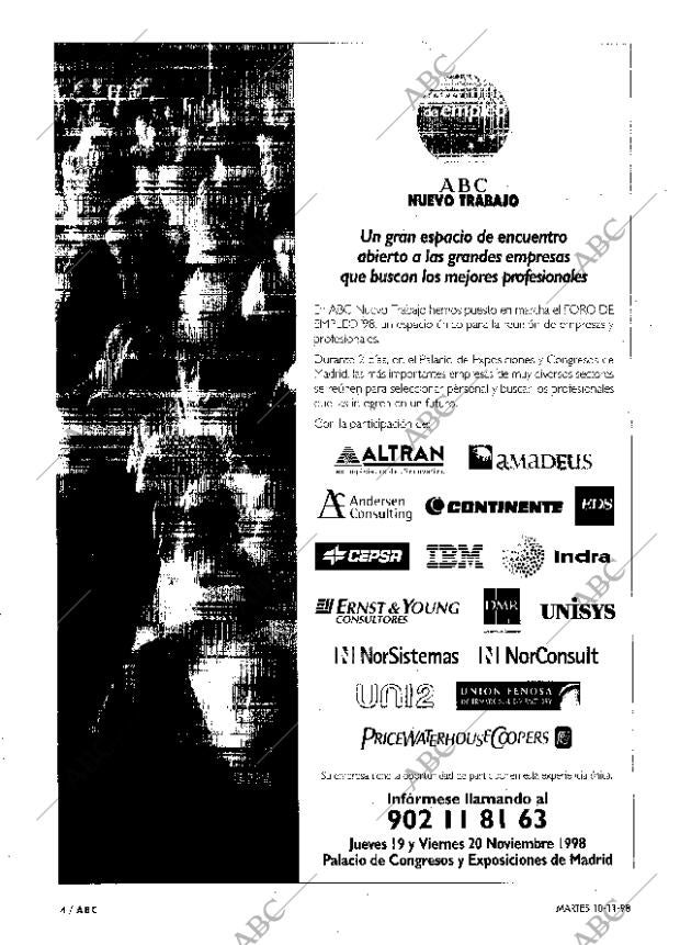 ABC MADRID 10-11-1998 página 4