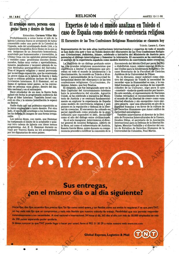 ABC MADRID 10-11-1998 página 88