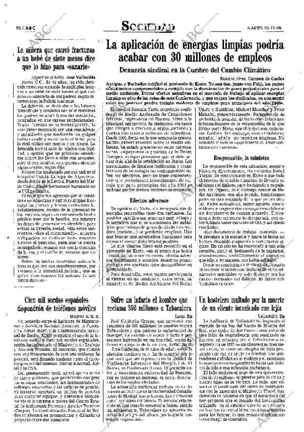 ABC MADRID 10-11-1998 página 90