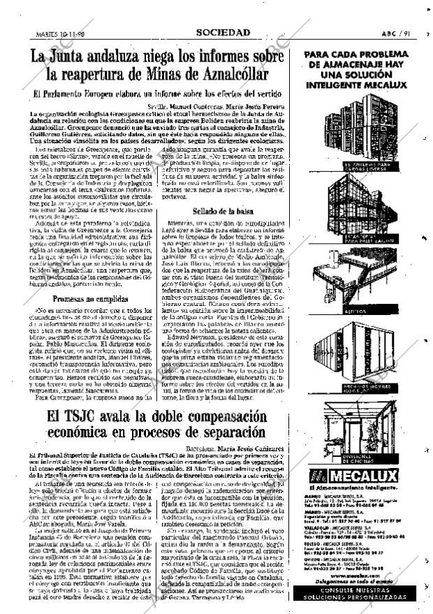 ABC MADRID 10-11-1998 página 91
