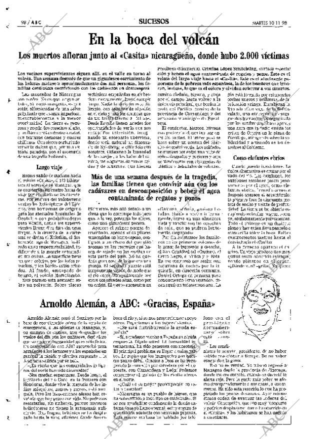 ABC MADRID 10-11-1998 página 98