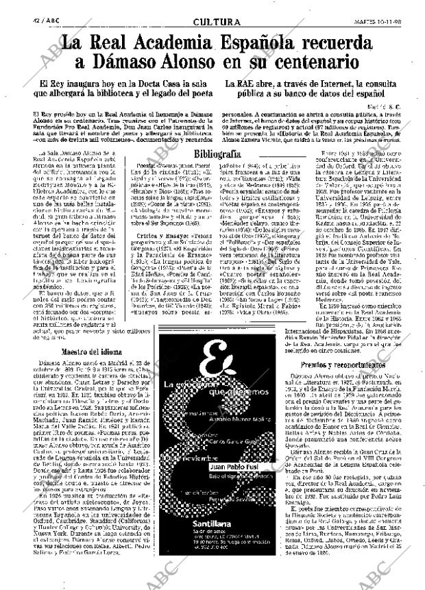 ABC SEVILLA 10-11-1998 página 42
