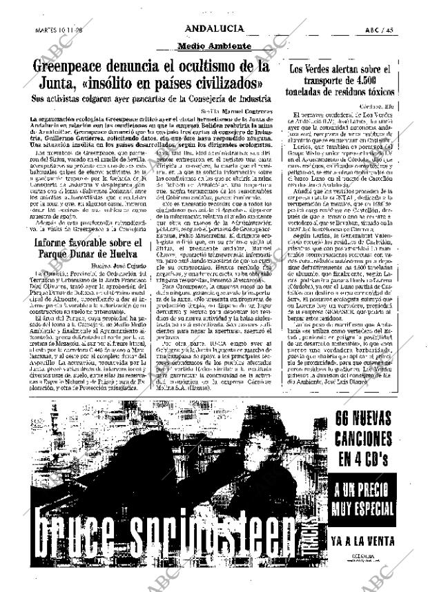 ABC SEVILLA 10-11-1998 página 45