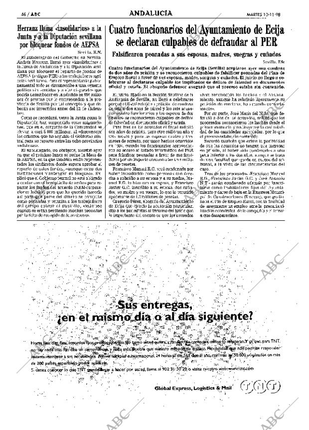 ABC SEVILLA 10-11-1998 página 46
