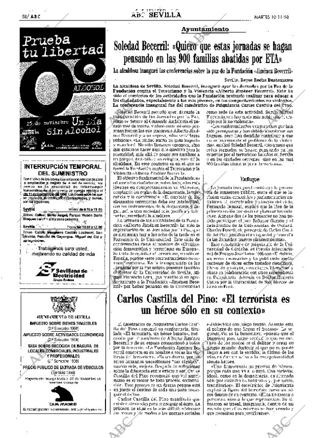 ABC SEVILLA 10-11-1998 página 58