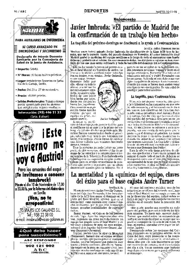 ABC SEVILLA 10-11-1998 página 96
