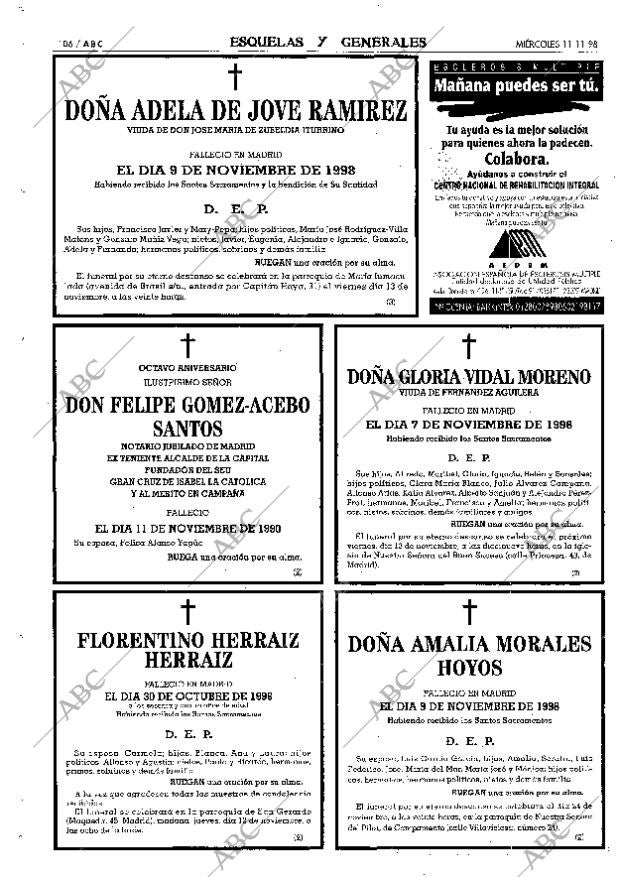 ABC MADRID 11-11-1998 página 106