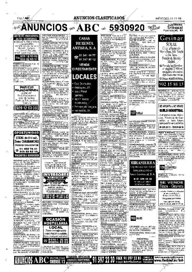 ABC MADRID 11-11-1998 página 114