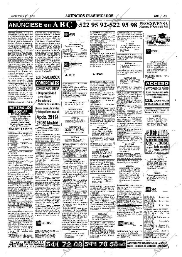 ABC MADRID 11-11-1998 página 119