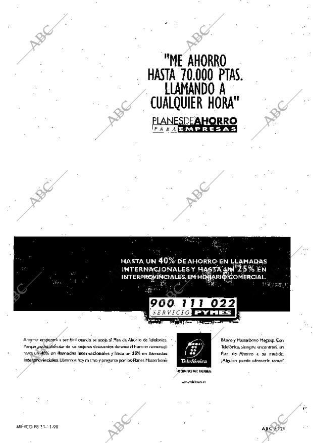 ABC MADRID 11-11-1998 página 129