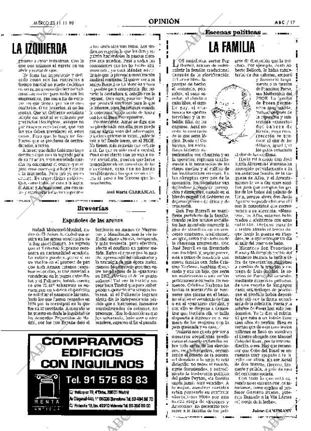 ABC MADRID 11-11-1998 página 17