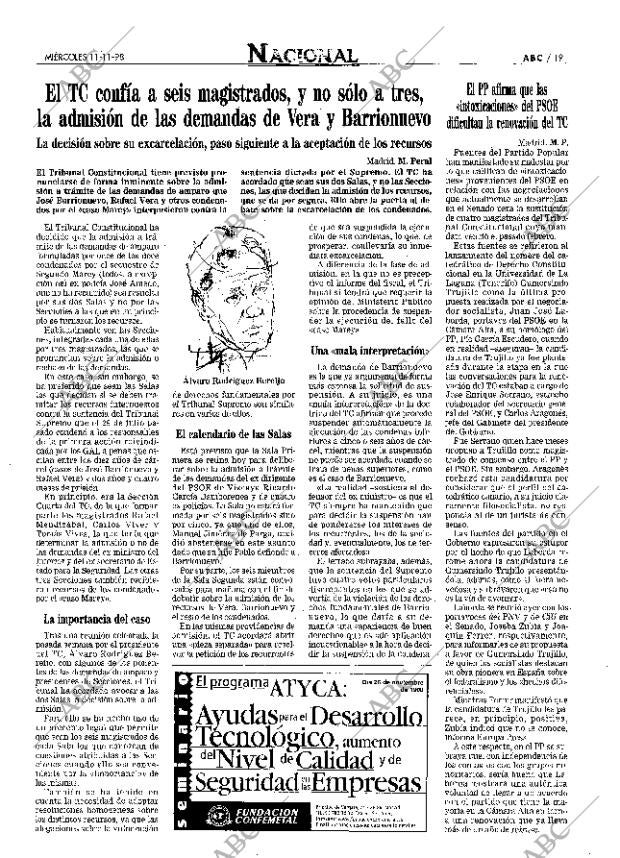 ABC MADRID 11-11-1998 página 19