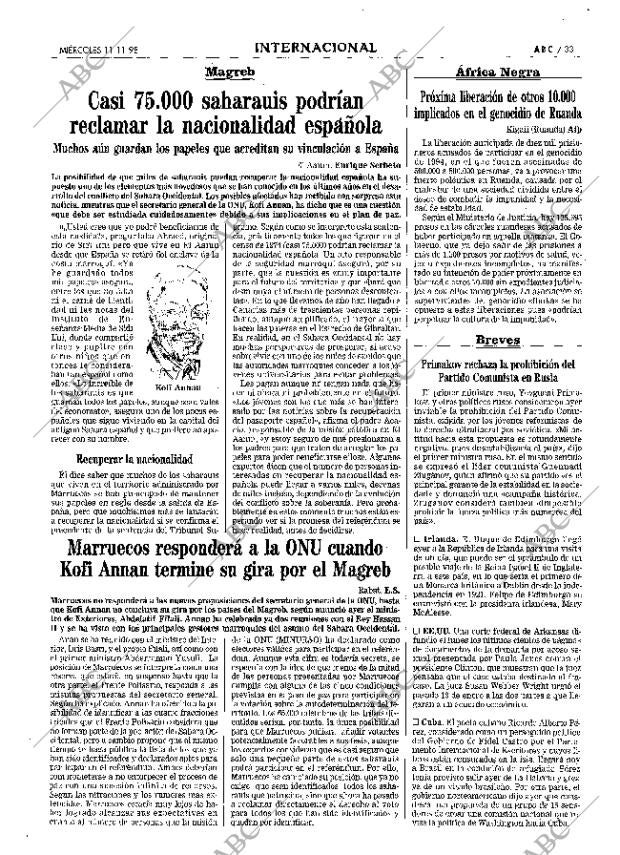 ABC MADRID 11-11-1998 página 33