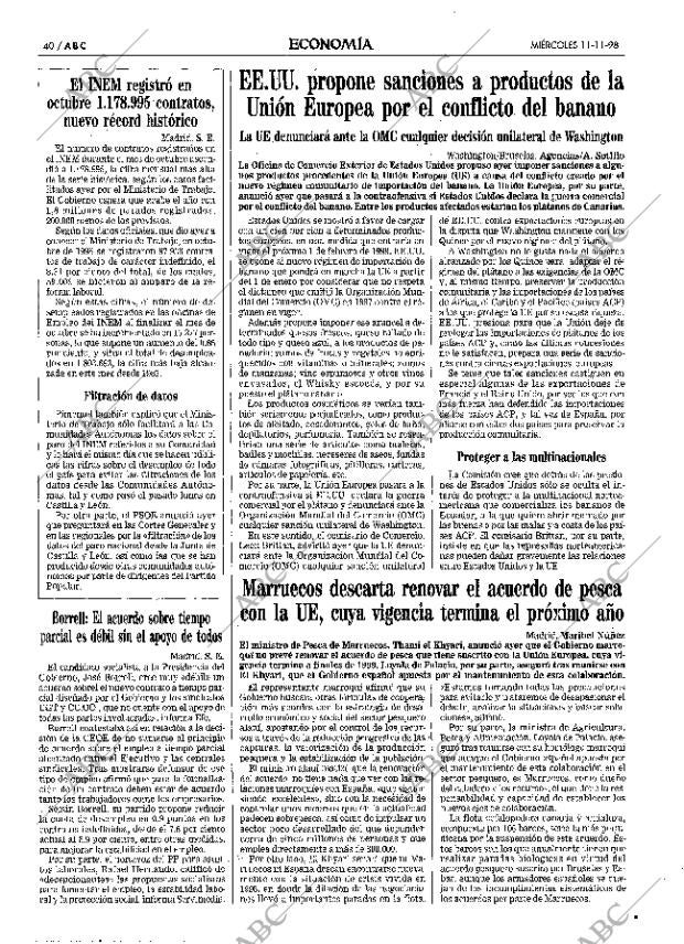 ABC MADRID 11-11-1998 página 40