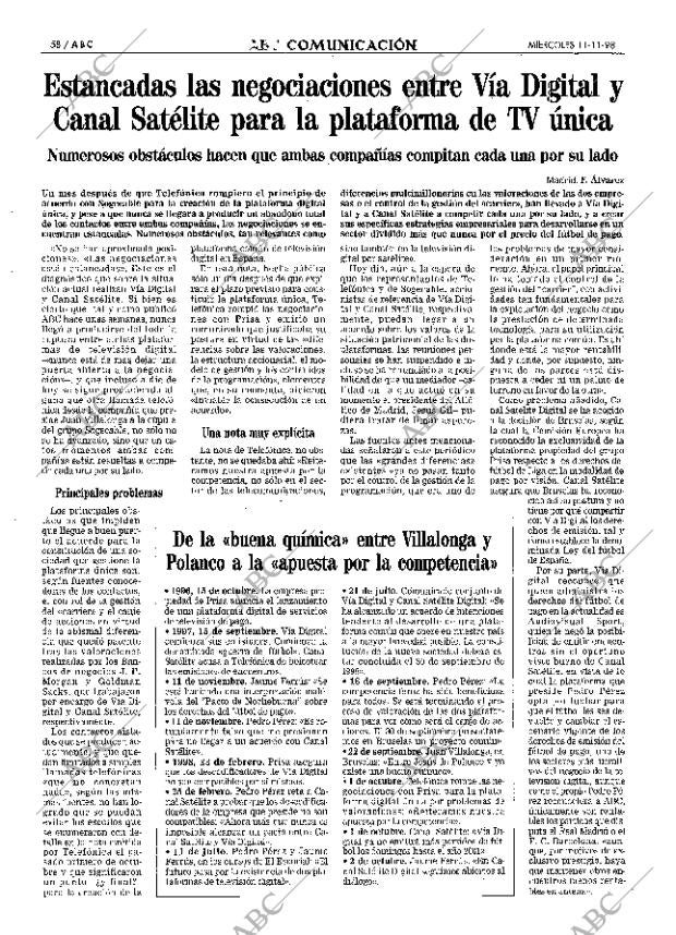 ABC MADRID 11-11-1998 página 58
