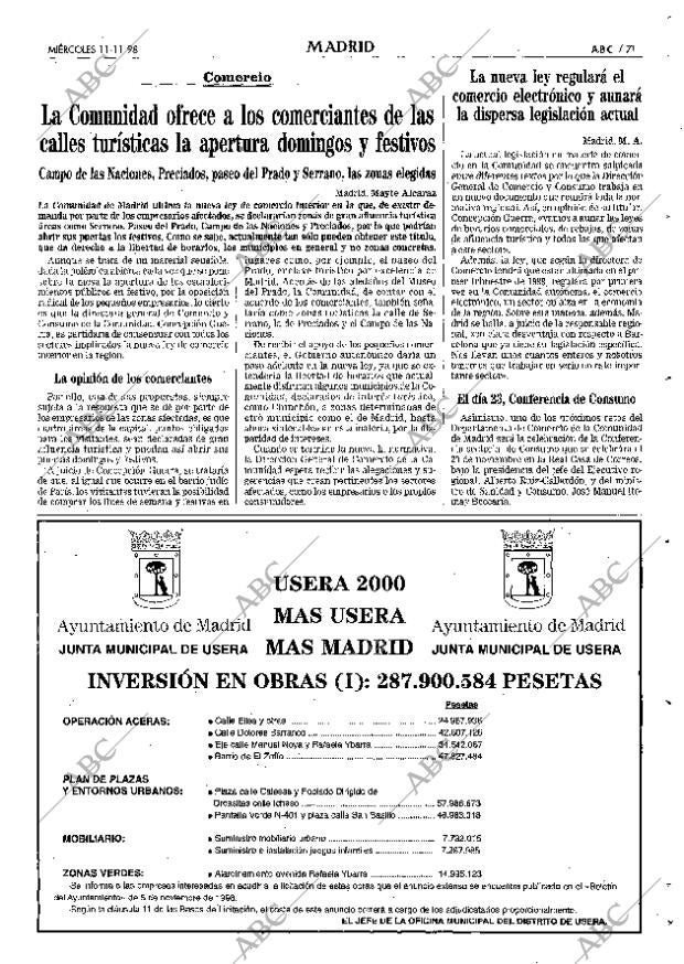 ABC MADRID 11-11-1998 página 71