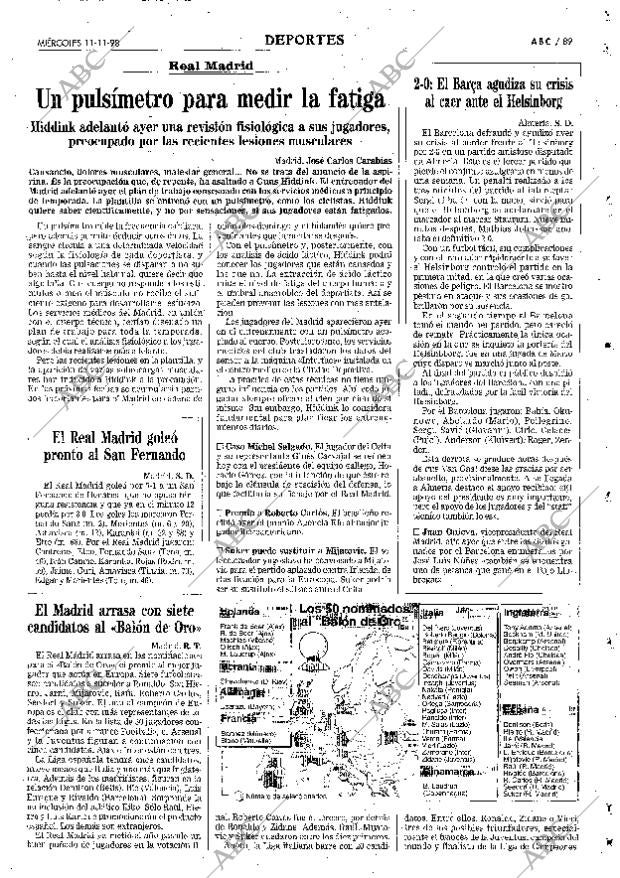 ABC MADRID 11-11-1998 página 89