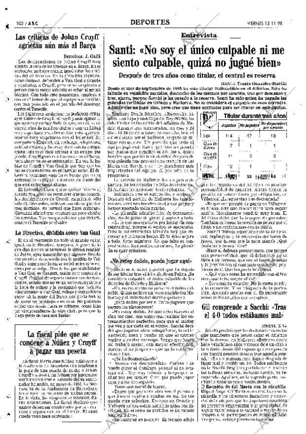 ABC MADRID 13-11-1998 página 100