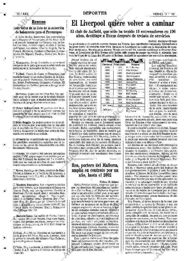 ABC MADRID 13-11-1998 página 102