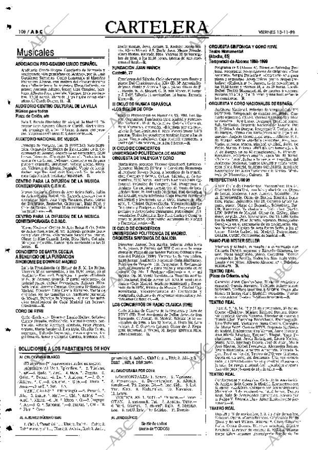 ABC MADRID 13-11-1998 página 108