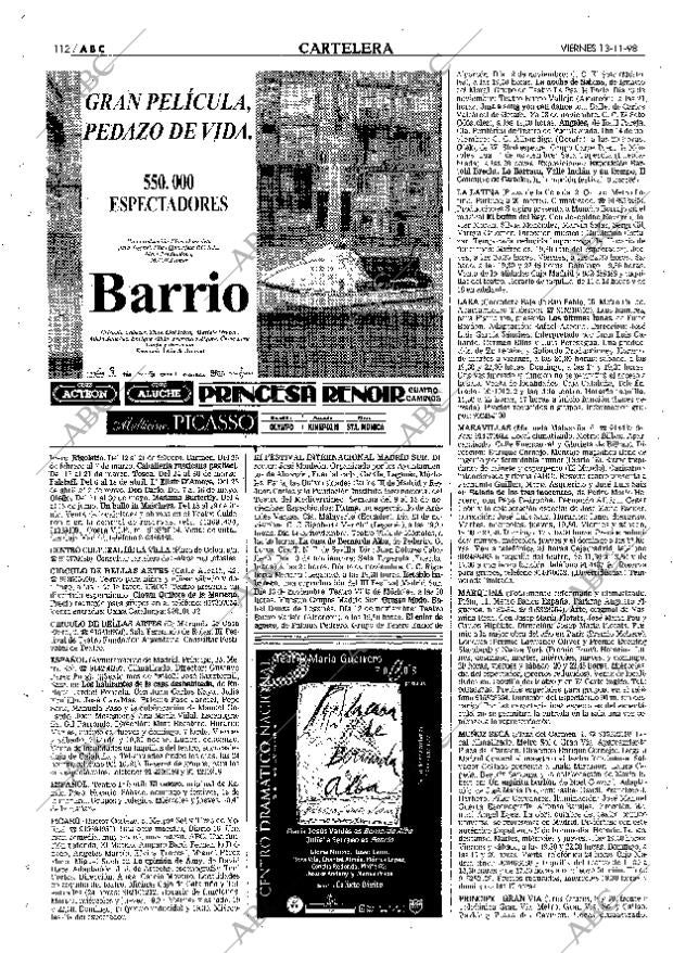 ABC MADRID 13-11-1998 página 112