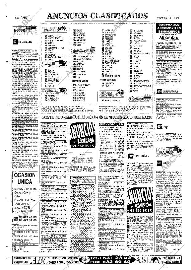 ABC MADRID 13-11-1998 página 126