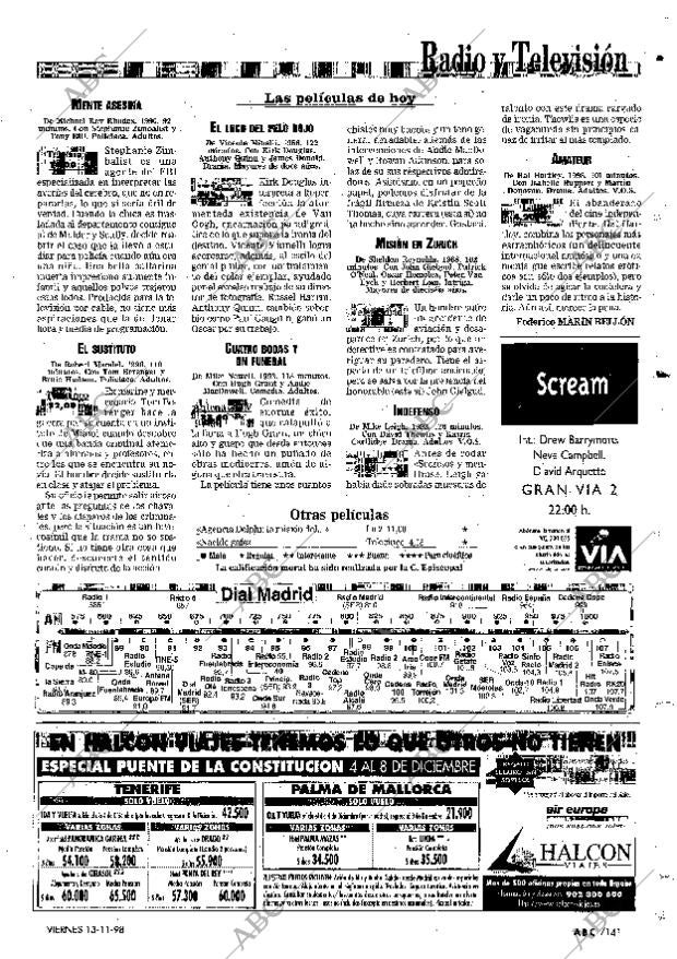 ABC MADRID 13-11-1998 página 141