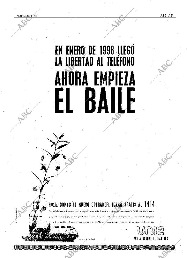 ABC MADRID 13-11-1998 página 31