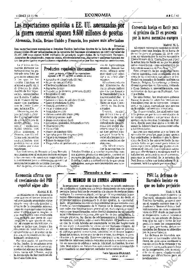 ABC MADRID 13-11-1998 página 45