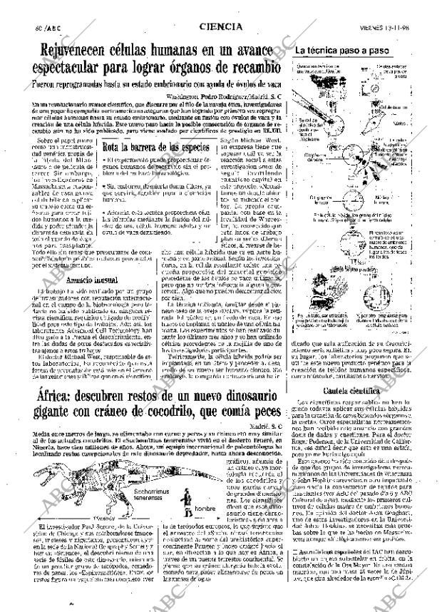 ABC MADRID 13-11-1998 página 60