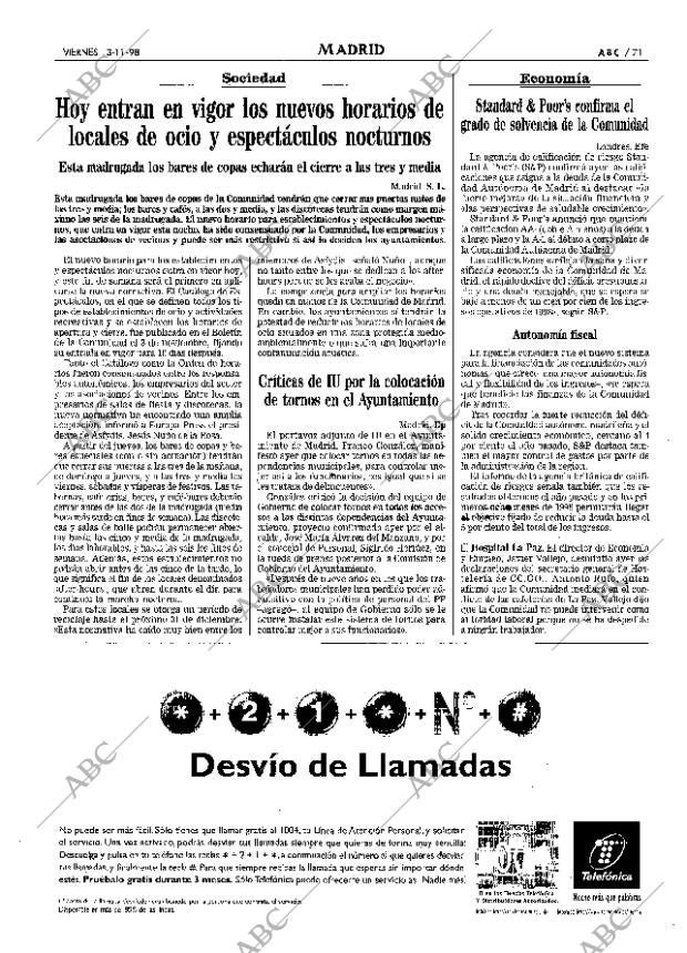 ABC MADRID 13-11-1998 página 71